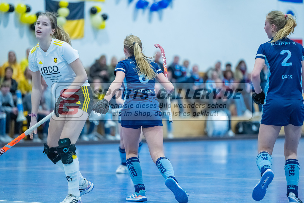 HK_20240303_108844 | 1. Halbfinale Deutsche Meisterschaft WU16 am 3.3.2024 Halle DHC, Düsseldorf ,