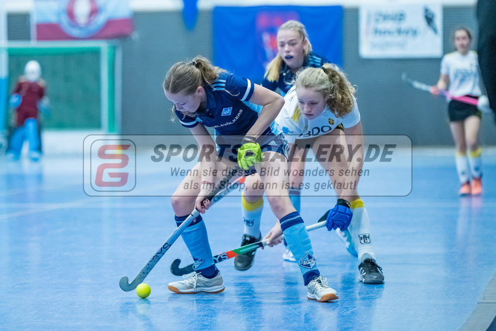 HK_20240303_108889 | 1. Halbfinale Deutsche Meisterschaft WU16 am 3.3.2024 Halle DHC, Düsseldorf ,