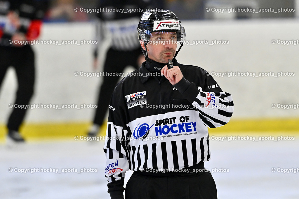 1. EHC Althofen vs. ESC Sparkasse Steindorf  | Holzer Daniel Referee, 1. EHC Althofen vs. ESC Sparkasse Steindorf , 1. EHC Althofen vs. ESC Sparkasse Steindorf  am 08.03.2026 in Althofen (Stadthalle Althofen), Austria, (Photo by Bernd Stefan)