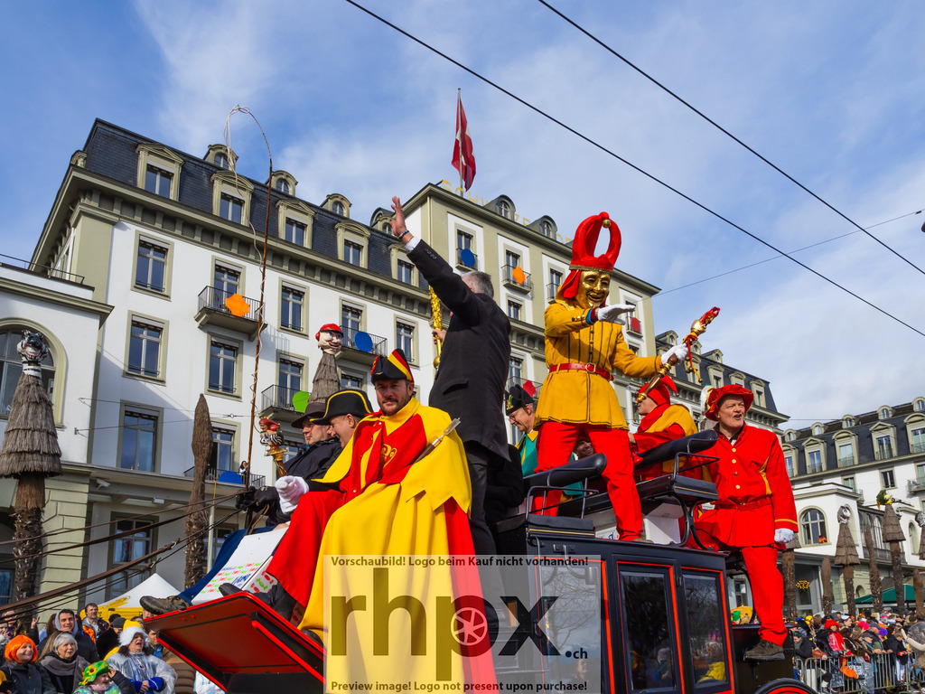Fritschi-Umzug Luzern 2026 | Foto-Standort: Schweizerhof Luzern - Realisiert mit Pictrs.com