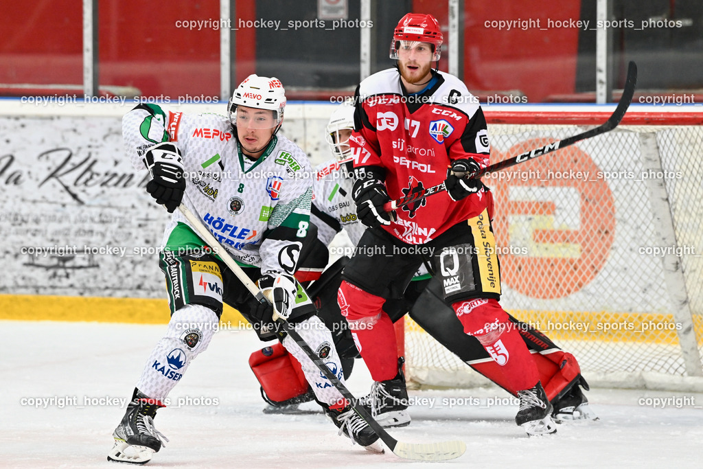 HDD Jesenice vs. EC Bregenzerwald 30.9.2022 | #8 Matzka Moritz, #47 Glavic Gasper, #1 Felder David
