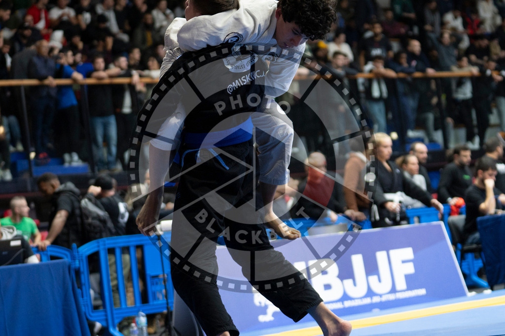 20240119PBB2123 | Fighters compete during the IBJJF European Championship in Paris, France, on January 19, 2024.