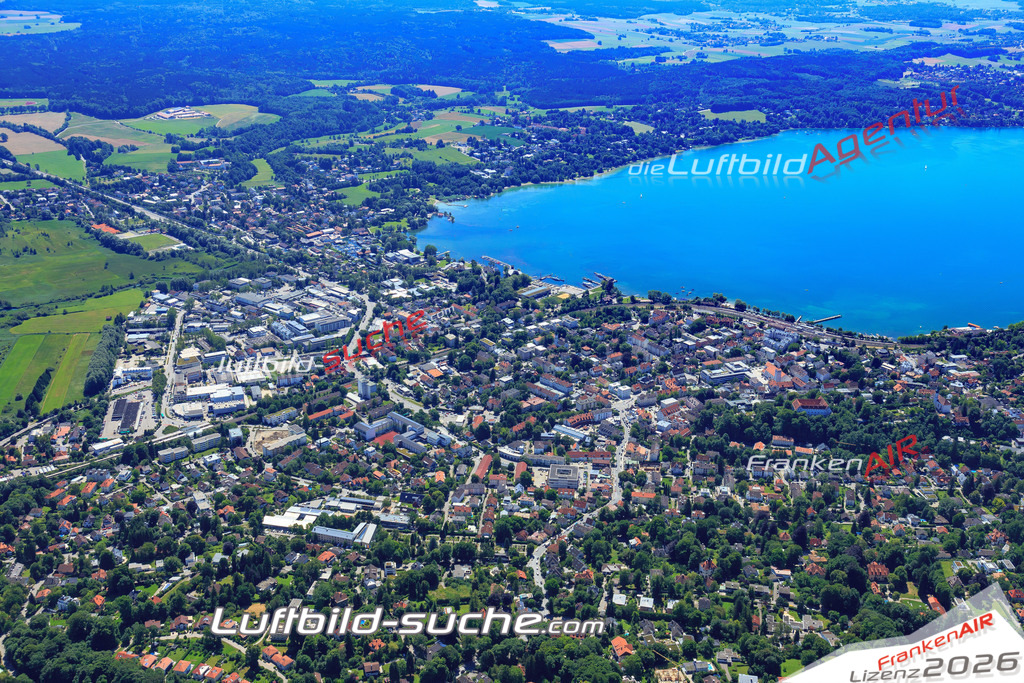 Luftbild von  Starnberg - Luftaufnahme wurde 2017 von https://frankenair.de mittels Flugzeug (keine Drohne) erstellt - die Geschenkidee