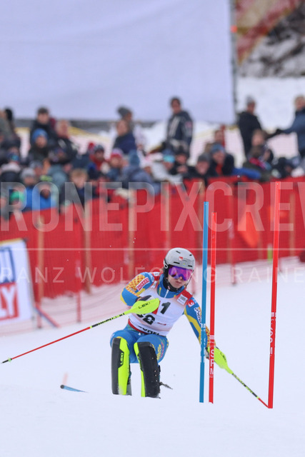 Audi FIS Ski World Cup: Men’s Slalom – Hahnenkamm Race, Kitzbuehel | Kitzbuehel, Austria, 25.Jan.26 - Alpine Skiing - FIS World Cup, Hahnenkamm Race, Slalom, men. The image shows AX SWARTZ Fabian (SWE, Van Deer).