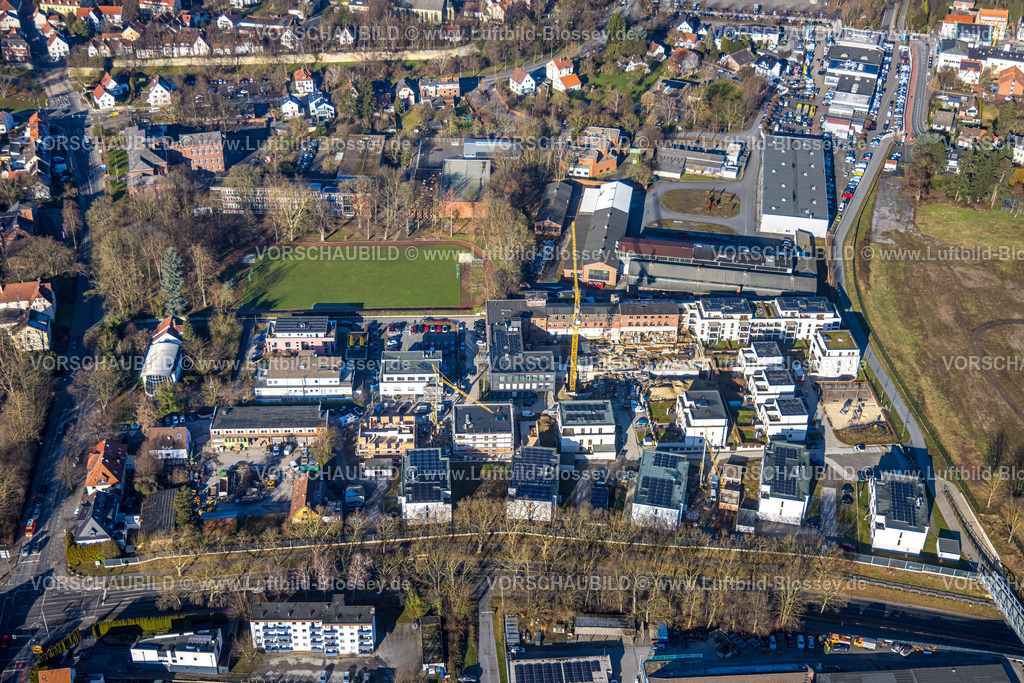 Soest260104046 | Luftbild, Baustelle Merkurhöfe Neubau Wohngebiet Rennekamp, ehemaliges Merkur-Gelände,  Soest, Südwestfalen, Nordrhein-Westfalen, Deutschland