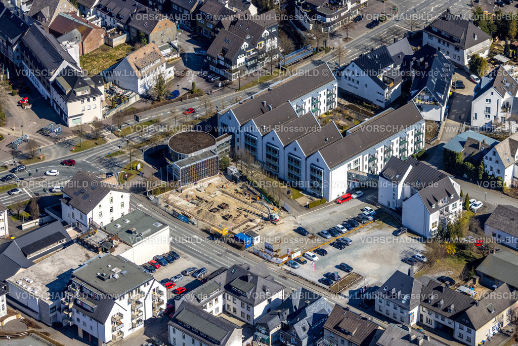 Meschede220302557 | Luftbild, Caritas Seniorenzentrum St. Elisabeth, Meschede-Stadt, Meschede, Sauerland, Nordrhein-Westfalen, Deutschland