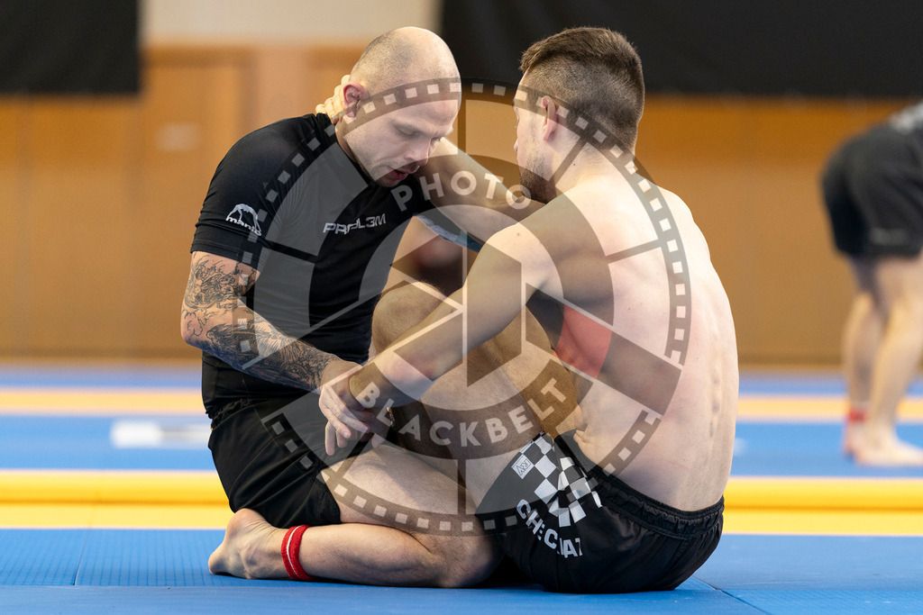 20240316PBB0339 | Athletes compete during the ADCC Eastern European Open grappling Competition in Poznan, Poland, on March 16, 2024.