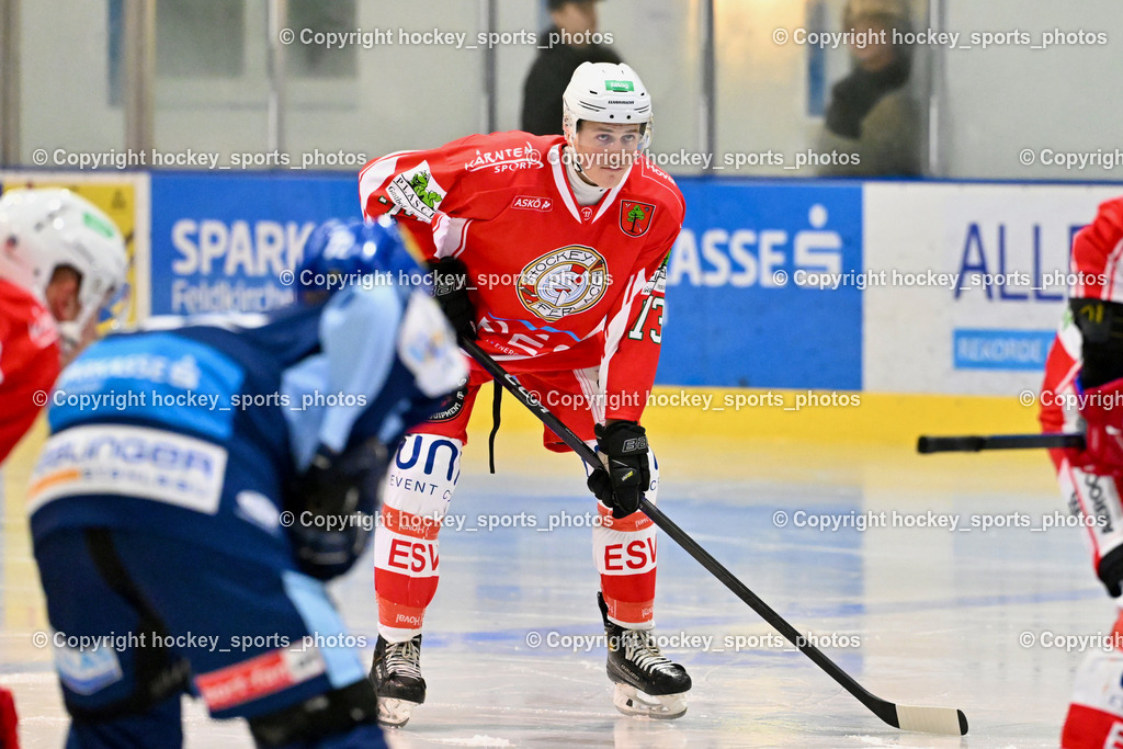 ESC Steindorf vs. ESV Ferlach | #73 Ladinig Elias ESV Ferlach, ESC Steindorf vs. ESV Ferlach, ESC Steindorf vs. ESV Ferlach am 19.10.2024 in Steindorf (Ossiachersee Halle), Austria, (Photo by Bernd Stefan)