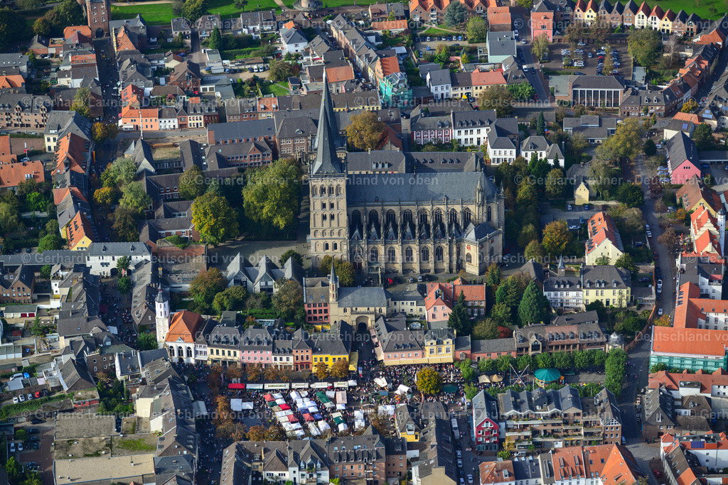3491723 | Xanten, Altstadt mit Dom und Markt