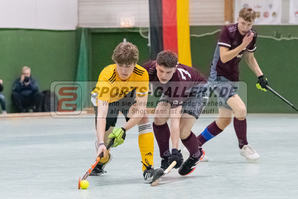 HK_20230304_105672 | Deutsche Meisterschaft MU16 Münchener SC - Harvestehuder THC am 4.3.2023 RWK, Köln ,
