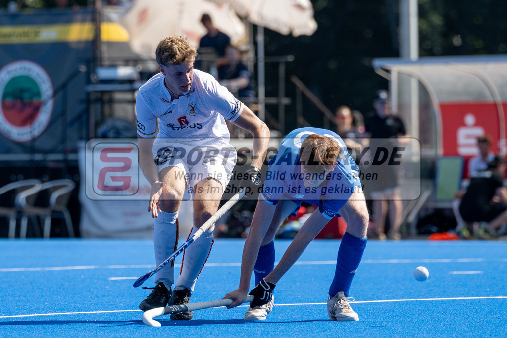 SFE_20230708_0031 | EuroHockey EM U18 Boys Belgium vs Scotland am 08.07.2023 in Krefeld (Gerd-Wellen-Hockeyanlage), Photo: Stephan Fehrmann 2023 (Sports-Gallery)
