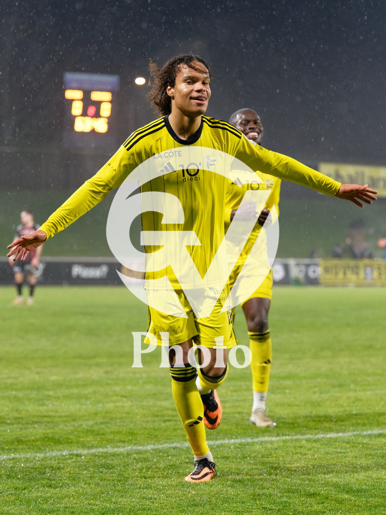 dieci Challenge League - FC Stade Nyonnais v Neuchatel Xamax FCS |  during the dieci Challenge League match between FC Stade Nyonnais and Neuchatel Xamax FCS at Centre sportif de Colovray in Nyon, Switzerland