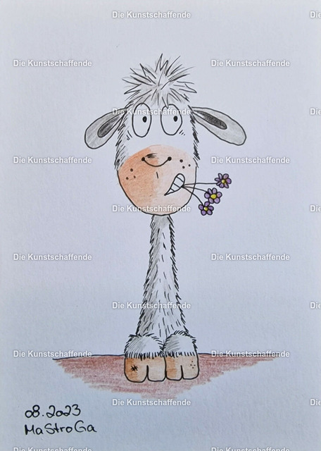 The ArtCreator-123909 | Kunstdruck von handgemalter Postkarte. | Art print from hand painted postcard. - Realisiert mit Pictrs.com