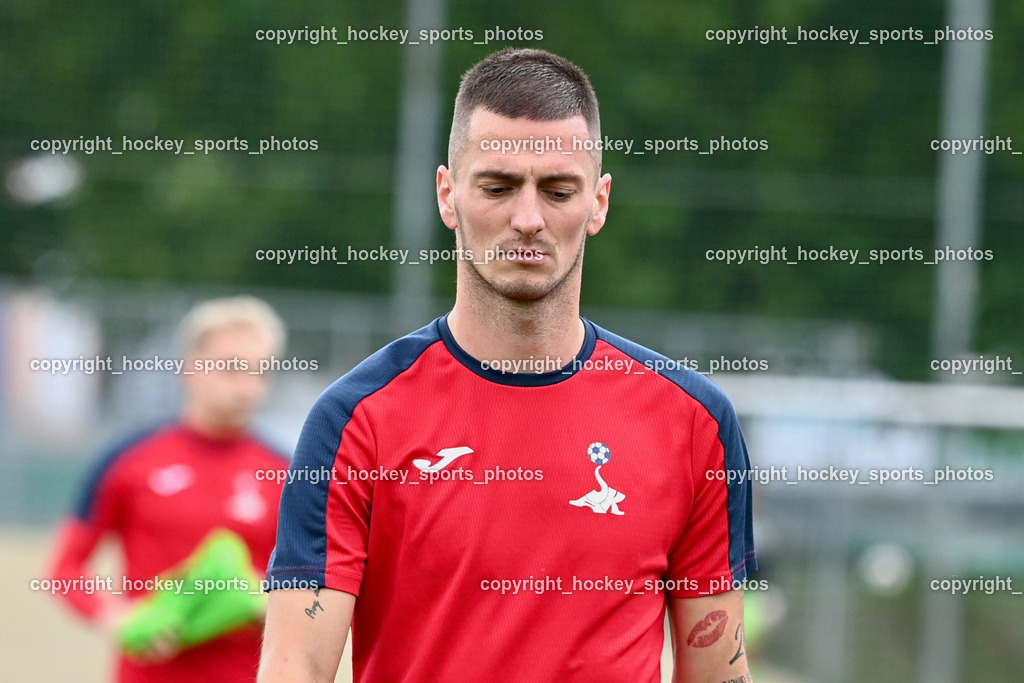 SVG Bleiburg vs. SAK 23.9.2023 | #24 Zoran Vukovic (K) SAK, SVG Bleiburg vs. SAK 23.9.2023, SVG Bleiburg vs. SAK am 23.09.2023 in Bleiburg (Karl Kornberger Stadion), Austria, (Photo by Bernd Stefan)