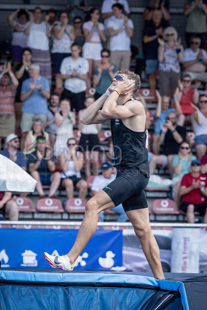Multisport Event; Ratingen, 28.06.2026 | RATINGEN, GERMANY - JUNE 28, 2026 : Marcel Meyer (GER / Germany) competing in the pole vault during the Multisport Event at Stadion Ratingen on June 28, 2026 in Ratingen, Germany.
