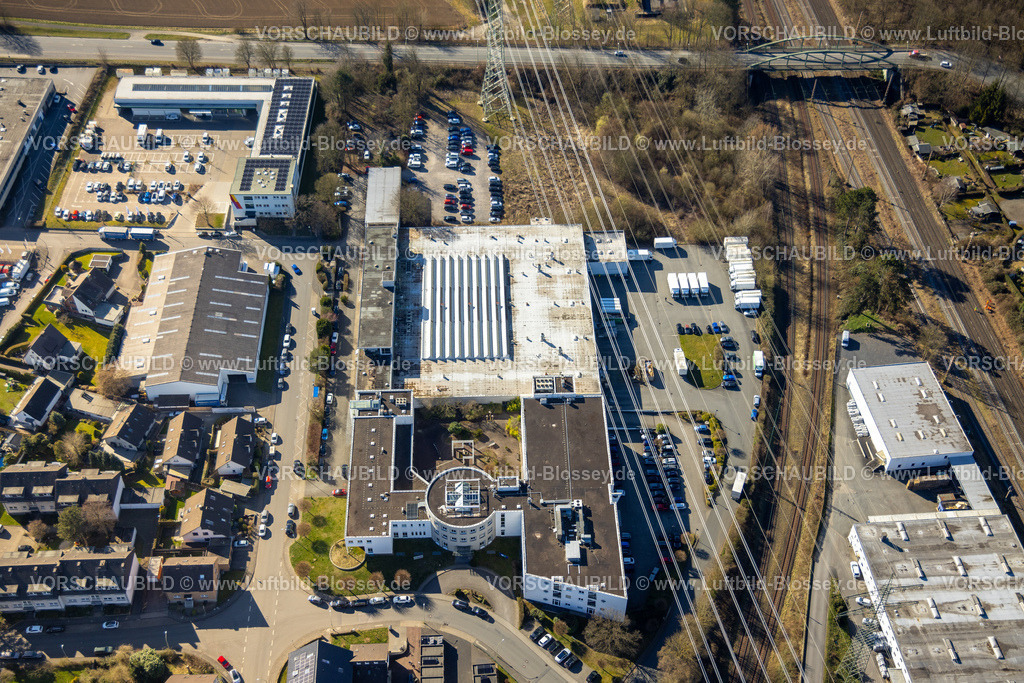 Hagen250302269 | Luftbild, Gewerbepark Bathey, Thalia Bücher GmbH, Boele, Hagen, Ruhrgebiet, Nordrhein-Westfalen, Deutschland