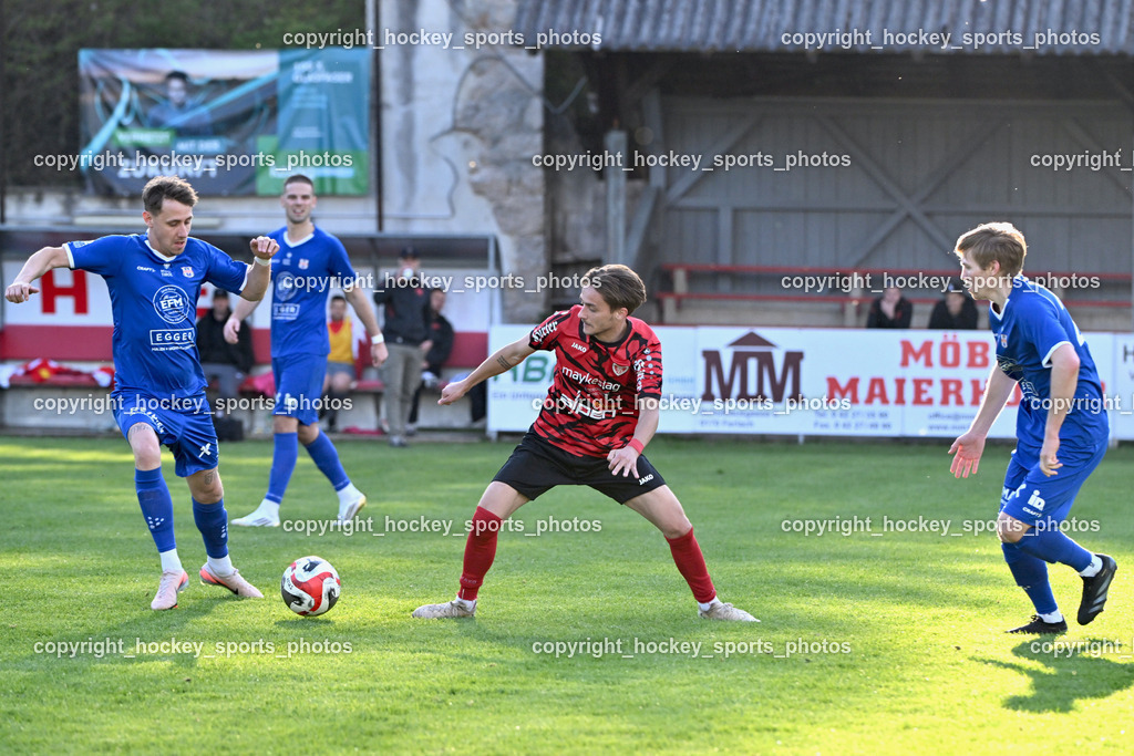 ATUS Ferlach vs. Union Matrei  | #20 Luca Ronacher Union Matrei, #13 Felix Fürstaller ATUS Ferlach, #22 Thomas Riepler Union Matrei, ATUS Ferlach vs. Union Matrei , ATUS Ferlach vs. Union Matrei  am 11.04.2026 in Rothenthurn (Sportplatz Rothenthurn), Austria, (Photo by Bernd Stefan)