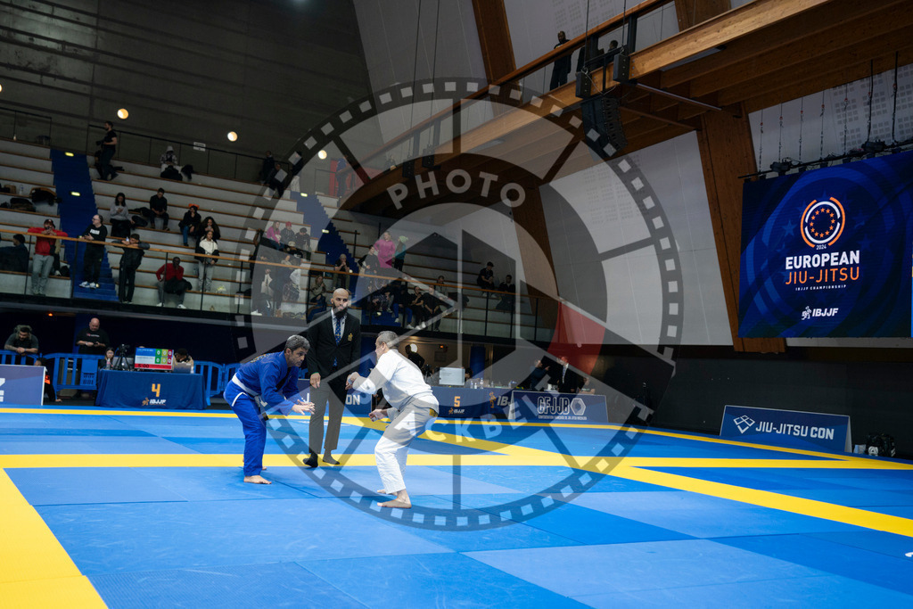 20240119PBB3821 | Fighters compete during the IBJJF European Championship in Paris, France, on January 19, 2024.