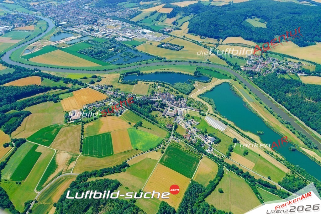 aktuelles Luftbild von  Meinbrexen - Luftaufnahme wurde 2018 von https://frankenair.de mittels Flugzeug (keine Drohne) erstellt.