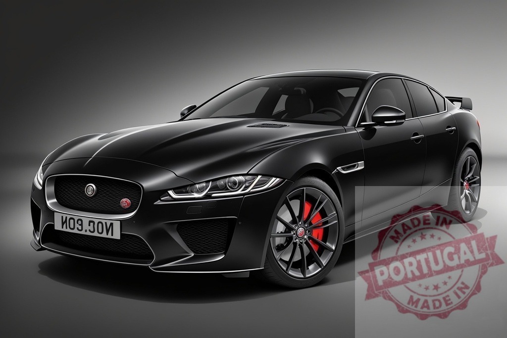 Jaguar XE SV Project 8 black luxury sports sedan | Black Jaguar XE SV Project 8 showcasing automotive performance, speed, and sleek design - Realized with Pictrs.com
