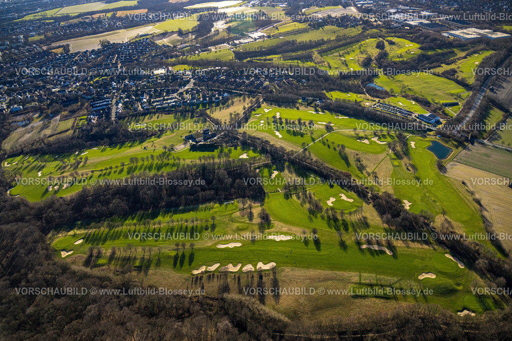 Castrop-Rauxel240105999 | Luftbild, Golfplatz Golfclub Castrop-Rauxel e.V. in Frohlinde, Frohlinde, Castrop-Rauxel, Ruhrgebiet, Nordrhein-Westfalen, Deutschland