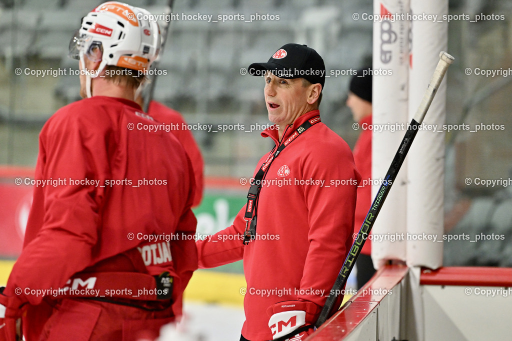 EC KAC Trainingsstart | Kirk Furey Headcoach EC KAC, EC KAC Trainingsstart, EC KAC Trainingsstart am 06.08.2025 in Klagenfurt (Heidi Horten Eishalle ), Austria, (Photo by Bernd Stefan)