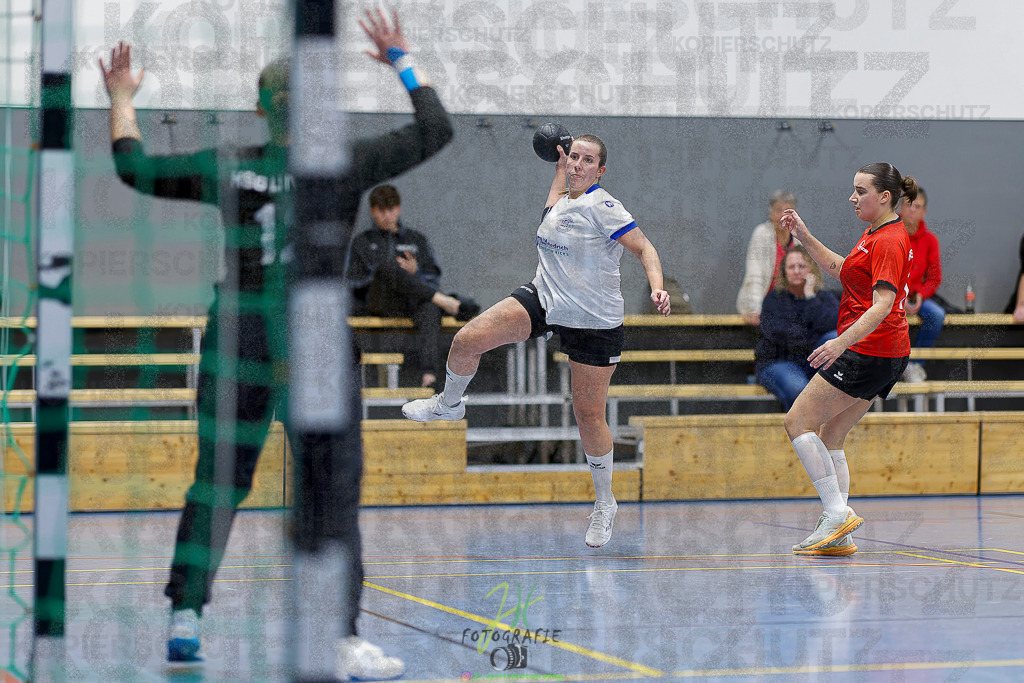 Frauen 2. Bezirksklasse; SG Rechtenbach - HSG Linden II | Frauen 2. Bezirksklasse; SG Rechtenbach - HSG Linden II am 16.11.2025 in Rechtenbach (Sporthalle Rechtenbach)Photo © 2025 - Jörg Heinrich - Realisiert mit Pictrs.com