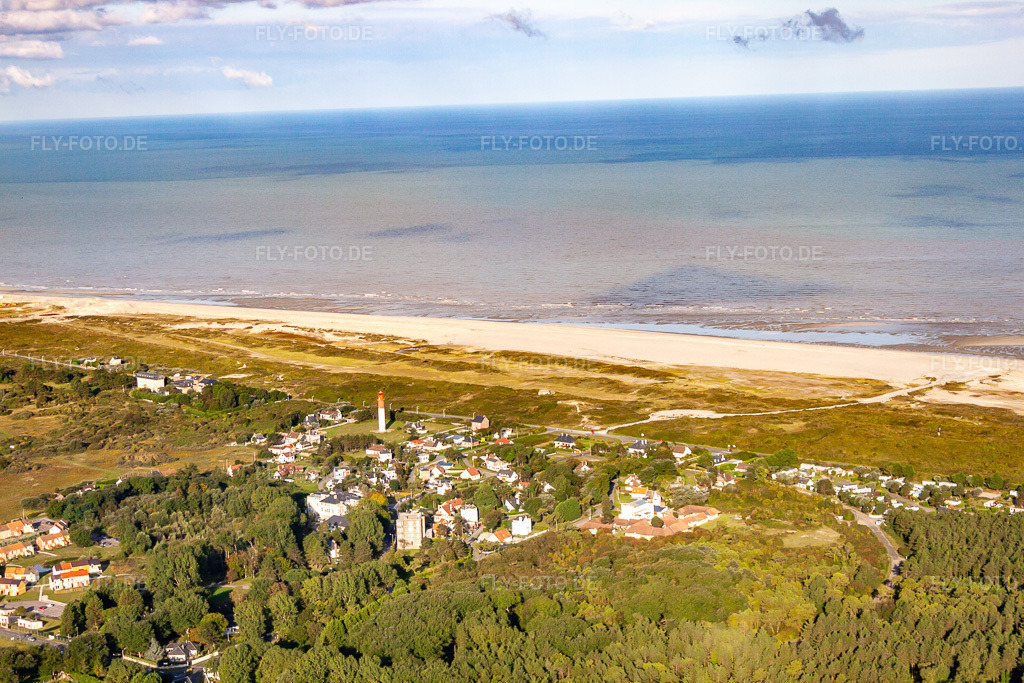 Luftbild: Ortsansicht in Cayeux-sur-Mer im Bundesland Somme in Frankreich. Foto: IMG_70957.jpg vom 24.08.2014 durch Werner Riehm/FLY-FOTO.de