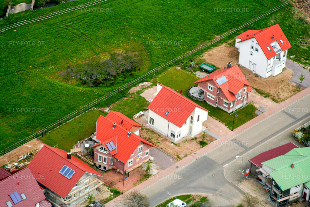 Luftbild: Kapellen Drusweiler Neubaugebiet im Ortsteil Kapellen in Kapellen-Drusweiler im Bundesland Rheinland-Pfalz in Deutschland. Foto: IMG_1744.jpg vom 01.05.2006 durch Werner Riehm/FLY-FOTO.de