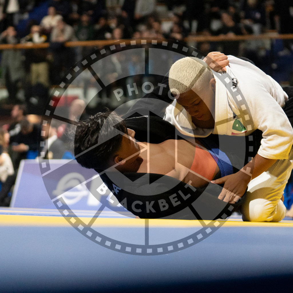 20240119PBB1596 | Fighters compete during the IBJJF European Championship in Paris, France, on January 19, 2024.