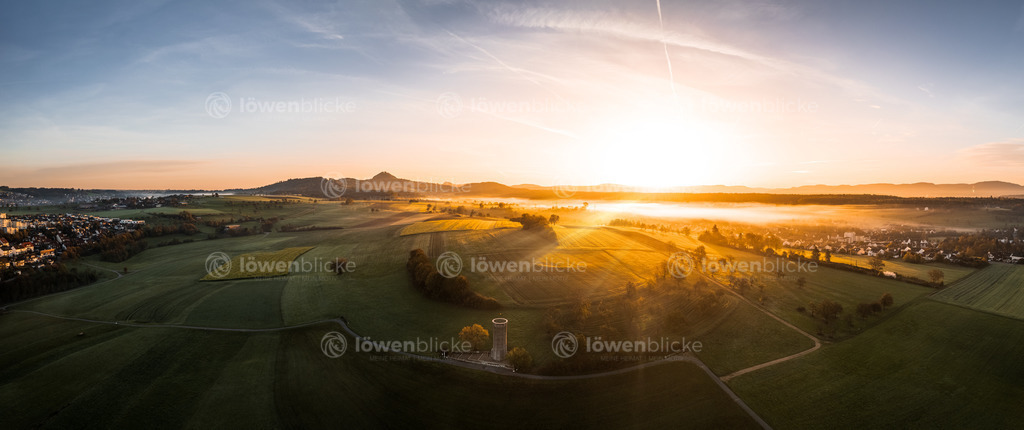 Turm Luftikus bei Rechberghausen am Morgen | löwenblicke | shop