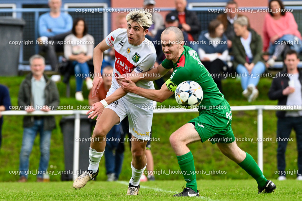 FC ASKÖ Gmünd vs. Rapid Lienz  | #16 Sandro Unterreiner Rapid Lienz, #3 Maximilian Kohlmaier Stranner ASKÖ Gmünd, FC ASKÖ Gmünd vs. Rapid Lienz , FC ASKÖ Gmünd vs. Rapid Lienz  am 02.06.2024 in Gmünd (Sportplatz Gmünd), Austria, (Photo by Bernd Stefan)