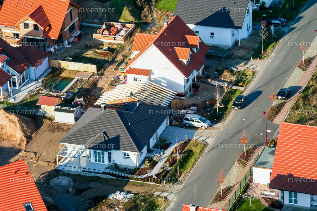 Neubaugebiet An den Tongruben | Luftbild: Neubaugebiet An den Tongruben in Rheinzabern im Bundesland Rheinland-Pfalz in Deutschland. Foto: IMG_0294.jpg vom 10.12.2005 durch Werner Riehm/FLY-FOTO.de - Realisiert mit Pictrs.com