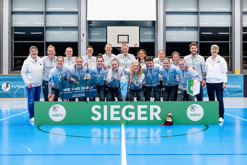 Futsal-Bundesliga, Saison 2025/26, 16. Spieltag: SC Preußen Münster - Futsal Panthers Köln | Münster, 28.02.2026: Futsal-Bundesliga, 16. Spieltag, SC Preußen Münster gegen Futsal Panthers Köln in der Universitäts-Sporthalle in Münster. Foto: sportfotografie.ms | Markus Paletta - Realisiert mit Pictrs.com