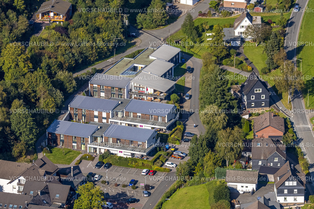 Hilchenbach230911073 | Luftbild, DOREAFAMILIE Siegerland Seniorenheim, Unterm Wäldchen, Helberhausen, Hilchenbach, Siegerland, Nordrhein-Westfalen, Deutschland