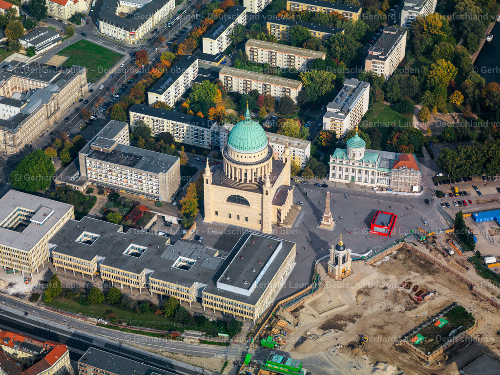 3069223 | Die evangelische Kirche St. Nikolai, oder  Nikolaikirche, ist ein unter Denkmalschutz stehender Sakralbau am Alten Markt in Potsdam