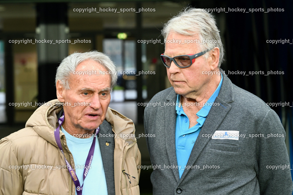 Austria Klagenfurt vs. SK Rapid 10.3.2024 | österreichische Fussball Legende Franz Hasil, österreichische Fussball Legende Friedl Koncilia