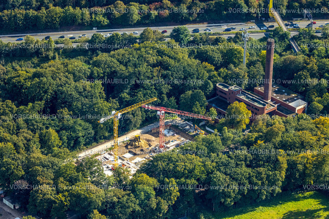 Duisburg241004589 | Luftbild, Universität Duisburg-Essen, Baustelle für Parkhaus, Neudorf-Nord, Duisburg, Ruhrgebiet, Nordrhein-Westfalen, Deutschland