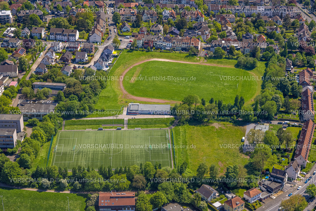 Hagen230501993 | Luftbild, Sportplätze Am Sportpark, Altenhagen, Hagen, Sauerland, Nordrhein-Westfalen, Deutschland