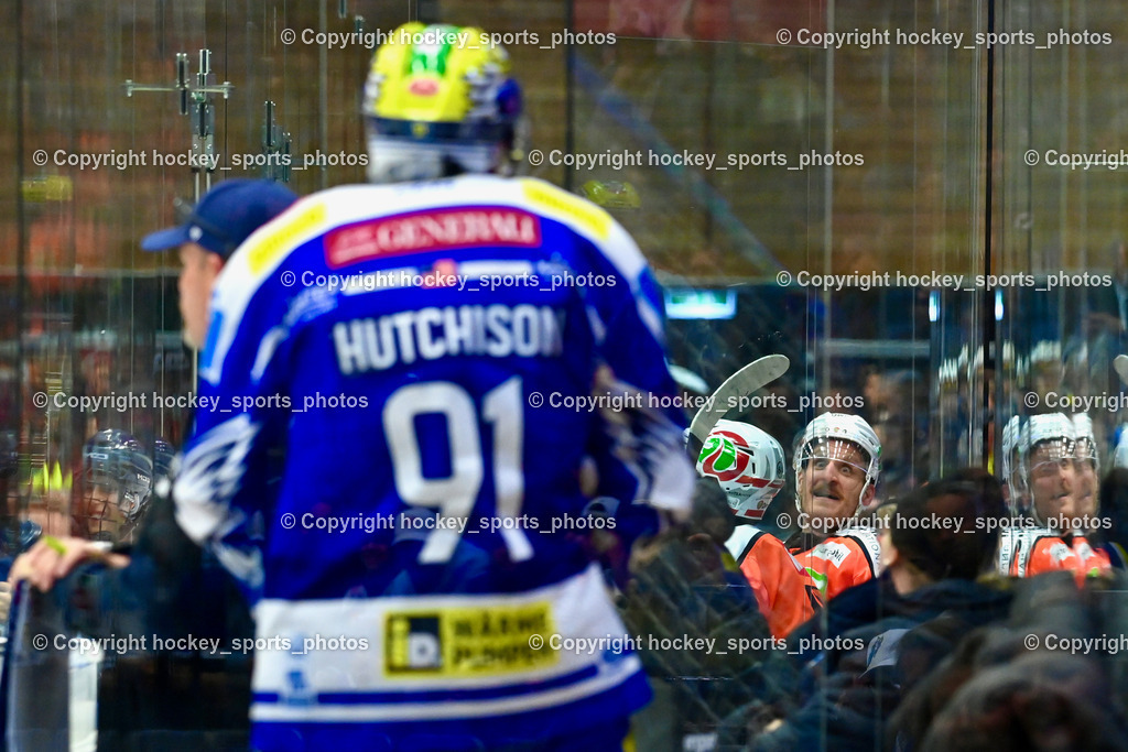 EC IDM WÄRMEPUMPEN VSV vs. MOSER MEDICAL GRAZ99ERS | #4 Korbinian Holzer Graz 99ers, #91 Nick Hutchison EC VSV, EC IDM WÄRMEPUMPEN VSV vs. MOSER MEDICAL GRAZ99ERS, EC IDM WÄRMEPUMPEN VSV vs. MOSER MEDICAL GRAZ99ERS am 12.03.2026 in Villach (Stadthalle Villach), Austria, (Photo by Bernd Stefan)