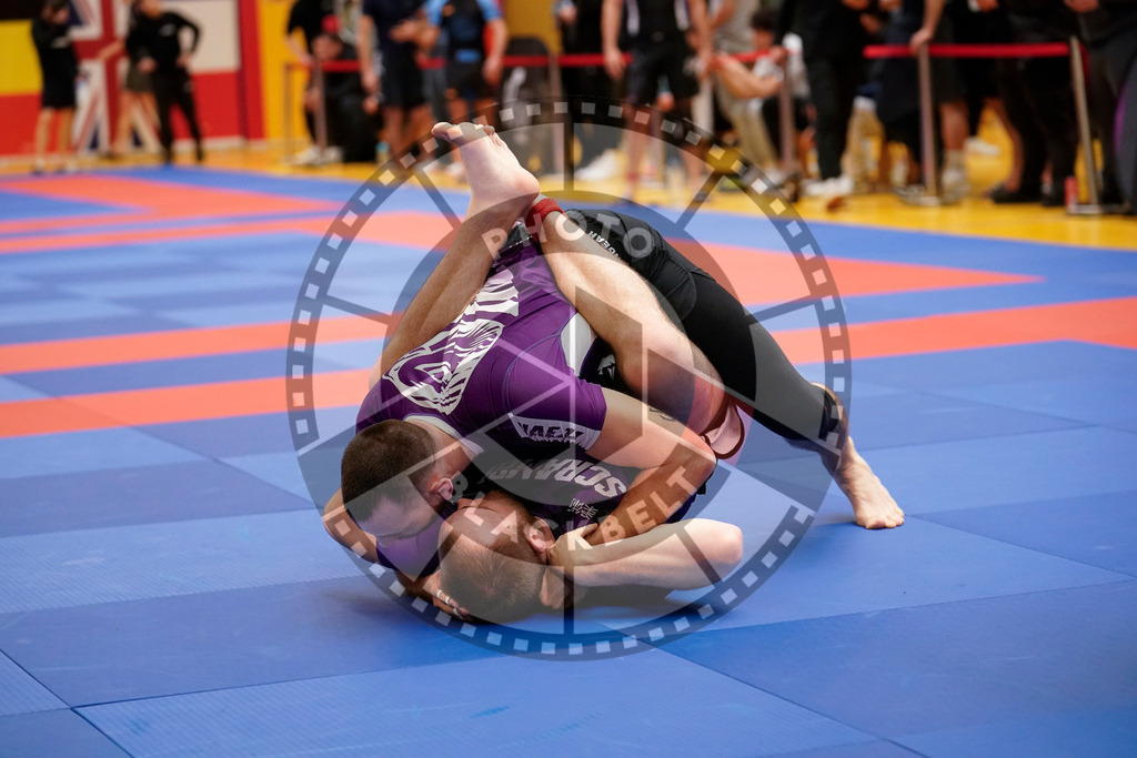 20240203PBB09671 | Fighters compete during the Brazilian Jiu-Jitsu Championship of the AJP Tour in Maintal by Frankfurt am Main, Germany, on February 2, 2024.