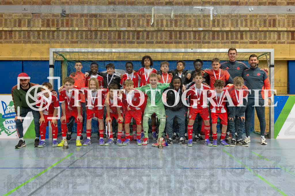 GER, Teamfoto, Fussball, U14 Hallenturnier, PS-Immo-Cup 2026, 18.01.2026 | FC Bayern München