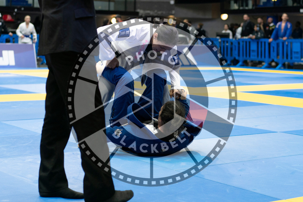 20240119PBB3272 | Fighters compete during the IBJJF European Championship in Paris, France, on January 19, 2024.
