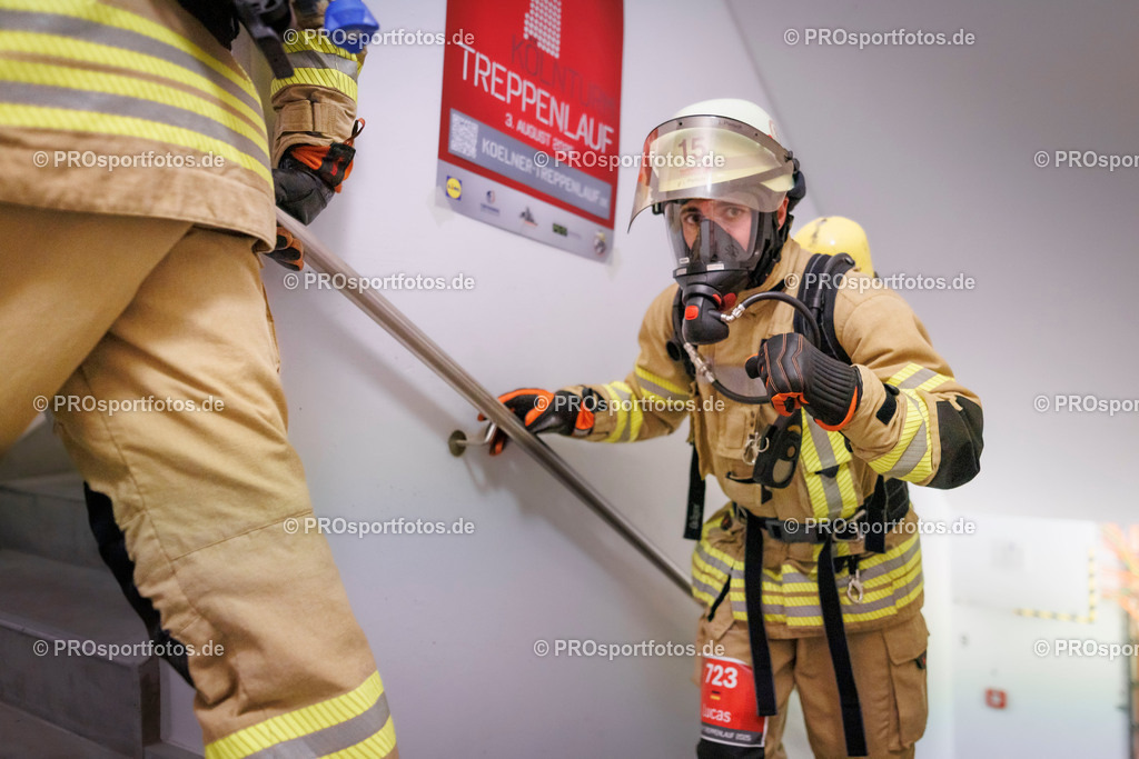 KölnTurm Treppenlauf; Köln, 03.08.2025 | Impressionen vom KölnTurm Treppenlauf am 03.08.2025 in Köln (Nordrhein-Westfalen). 