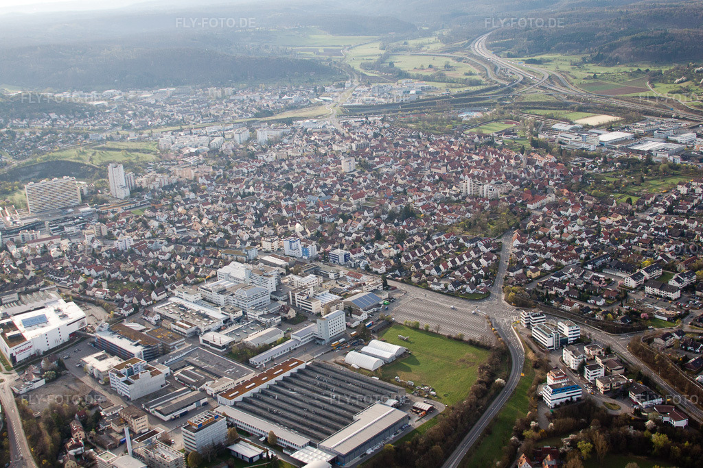 Luftbild: METDRA Metall- und Drahtwarenfabrik GmbH, Dieselstr im Ortsteil Eltingen in Leonberg im Bundesland Baden-Württemberg in Deutschland. Foto: IMG_39079.jpg vom 03.04.2011 durch Werner Riehm/FLY-FOTO.de