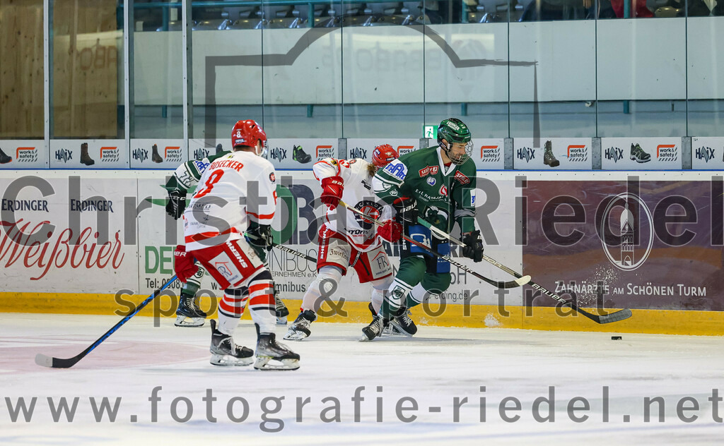 2023-09-10_053_TSV_Erding_gegen_EHC_Klostersee | Erding, Deutschland, 10.09.2023:
Eishockey, Bayernliga 2023 / 2024, Testspiel, TSV Erding gegen EHC Klostersee, Endergebnis: 10:1

Foto: Christian Riedel / fotografie-riedel.net