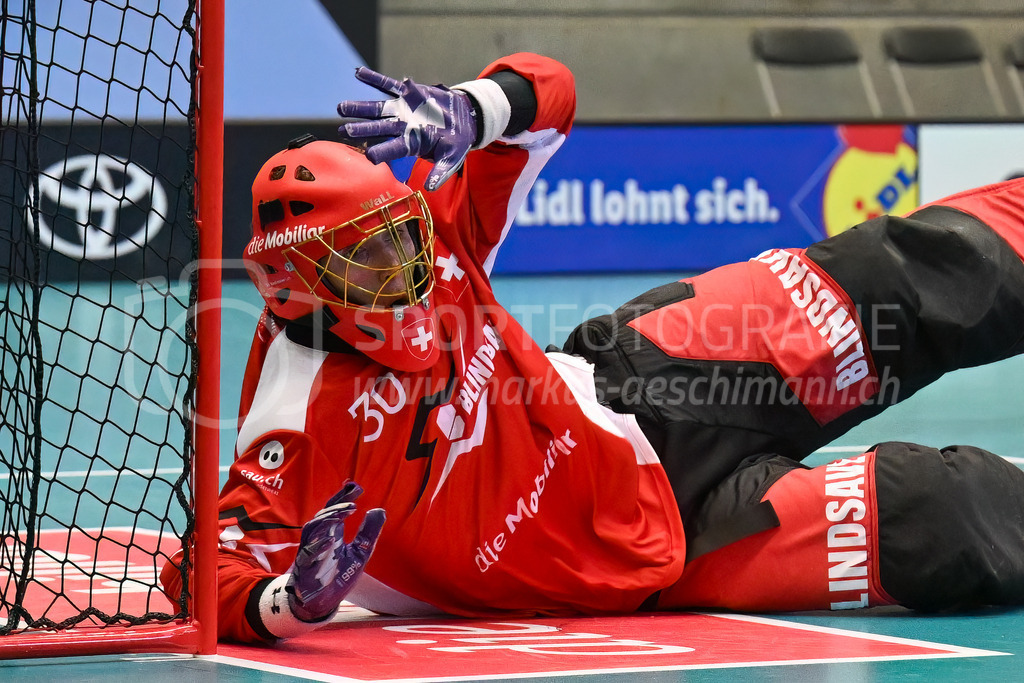 Switzerland B U19 vs Switzerland U19 - 4. February 2024 | Switzerland B U19 vs Switzerland U19
U19 Men International Matches in Switzerland
GoEasy Arena, Siggenthal Station
Switzerland goalie #30 Lars Birchmeier.
Credit: Markus Aeschimann | <a href="https://www.markus-aeschimann.ch">Sportfotografie Markus Aeschimann</a> | <a href="https://www.instagram.com/sportfotografie.aeschimann">@sportfotografie.aeschimann</a> - Realisiert mit Pictrs.com