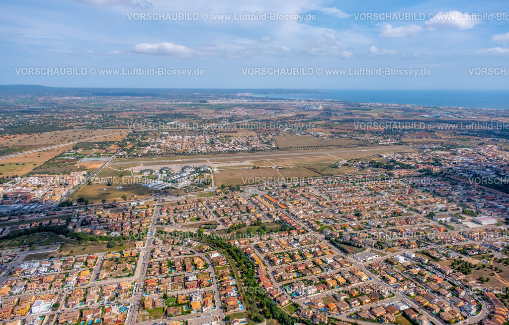 Mallorca230600771N | Luftbild, Aeroport de Son Bonet, Flugplatz Son Bonet, Flyschool Air Academy, escuela de pilotos en Mallorca, Marratxi, Balearen, Mallorca, Balearische Inseln, Spanien