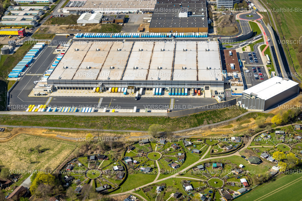 Witten220400941 | Luftbild, Amazon Standort im Gewerbegebiet Brauckstraße, Rüdinghausen, Witten, Ruhrgebiet, Nordrhein-Westfalen, Deutschland