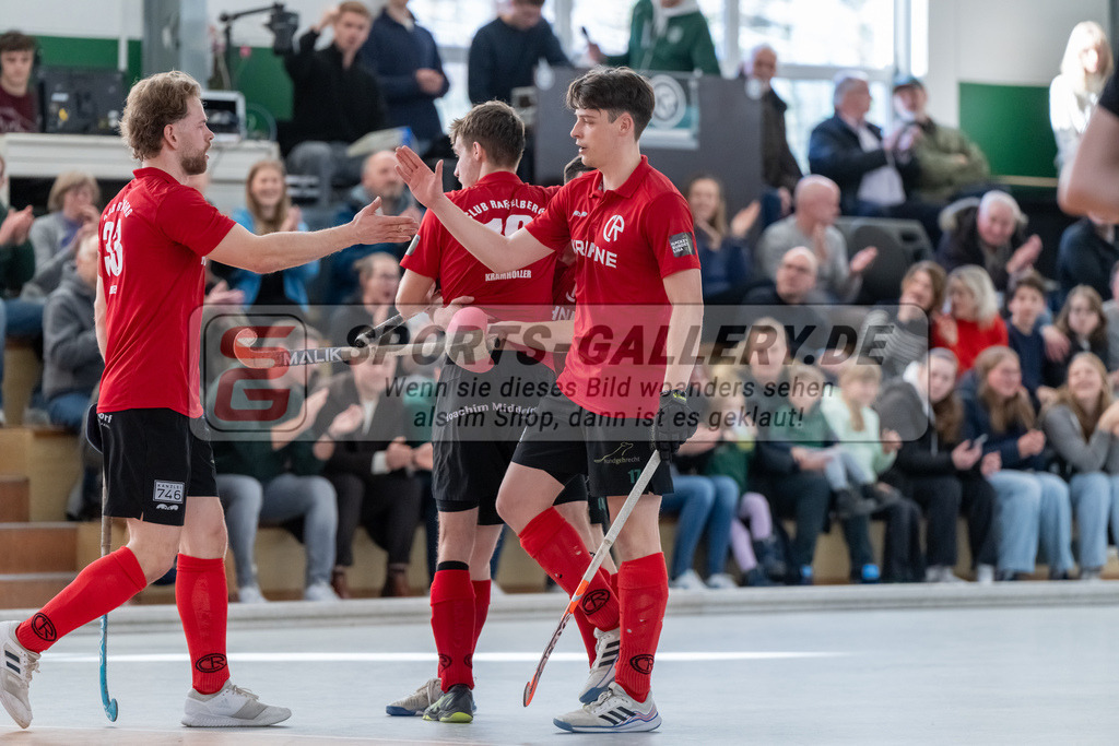 HK_20250202_102436 | 2. Bundesliga Halle Herren Club Raffelberg - Schwarz Weiss Köln am 2.2.2025 Halle am Raffelberg, Duisburg ,